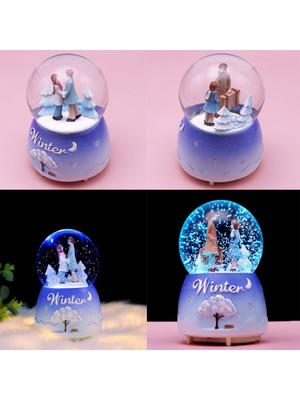 Işikli Kar Püskürten Kiş Masali Temali Kar Küresi Midastech