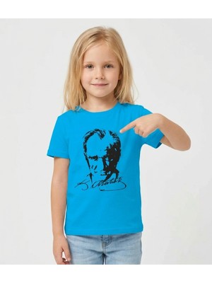 Veracraft Atatürk Baskılı Çocuk Tişörtü