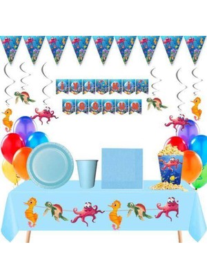 Parti Show Deniz Canlıları 8 Kişilik Ekonomik Parti Seti