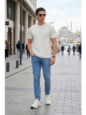 Buratti Slim Fit Düşük Bel Dar Paça Jeans Erkek Pantolon 1115C70NAPOLI