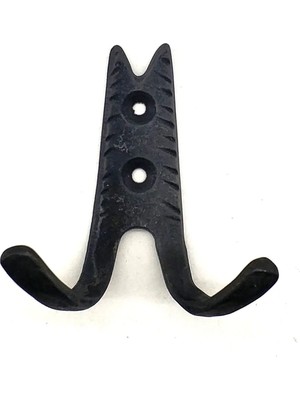 Antika Tarz Dekoratif Pirinç Kurt Askı - 75X70 Mm, Oksit Midastech