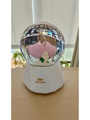 Famemus Accessory Büyük Yüzük Modelli Püskürtme Özellikli Sevgililer Gününe Özel Kar Küresi