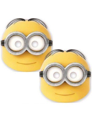 Parti Show Minion Kağıt Maske (6 Adet)
