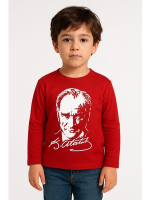 Veracraft Atatürk Baskılı Çocuk Tişörtü