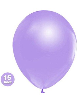 Parti Show Lila Balon Metalik 15 Adet