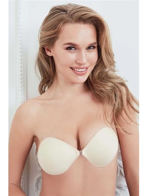 Çamaşır Kenti  Balensiz Dikişsiz Desteksiz Straplez Önden Açılan Yapışkan Sütyen