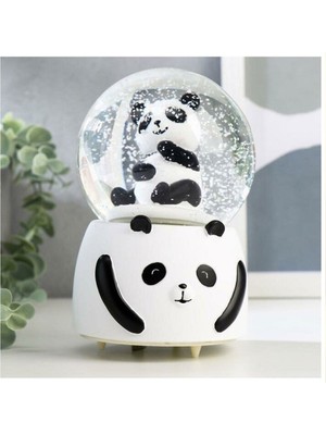 Siyah Beyaz Panda Kar Küresi Büyük Boy Midastech