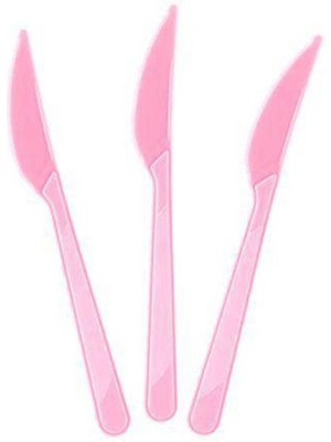 Parti Show Pembe Plastik Bıçak Lüks (25 Adet)