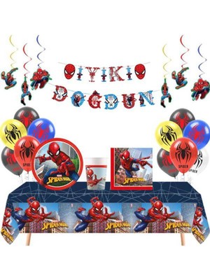 Parti Show Spiderman Ekonomik Parti Seti (8 Kişilik)