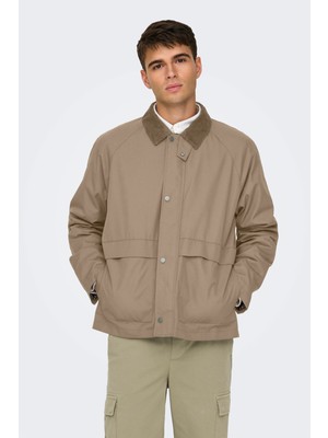 Only & Sons Onskosmo Regular Fit Ceket Yaka Mont Erkek Mont 22031626