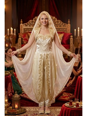 Kaftan Collection Bindallı Şalvarlı Takım