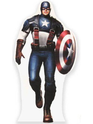 Parti Show Kaptan Amerika Ayaklı Pano 50 cm