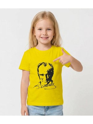 Veracraft Atatürk Baskılı Çocuk Tişörtü