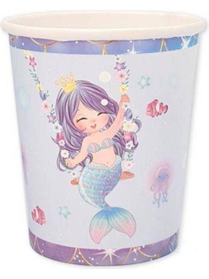 Parti Show Deniz Kızı Little Bardak 8 Adet