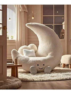 Palmiratic Luna-Sleep Ay Figürlü Bukle Uyku Koltuğu