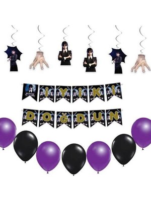 Parti Show Wednesday Parti Malzemeleri Seti Ekonomik