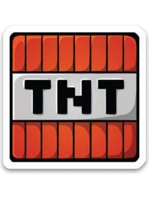 Parti Show Minecraft Tnt Ayaklı Pano 21X21 cm