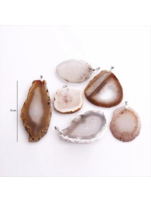 SiHako Plaka Akik Kolye Ucu