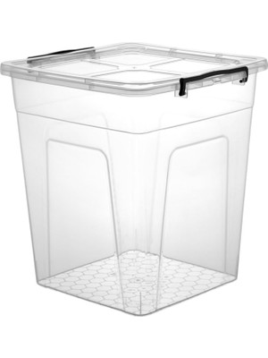 River Şeffaf Plastik Saklama Kutusu, Kilitli Kapaklı (5 Litre)