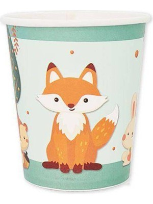 Parti Show Orman Temalı Bardak 8 Adet