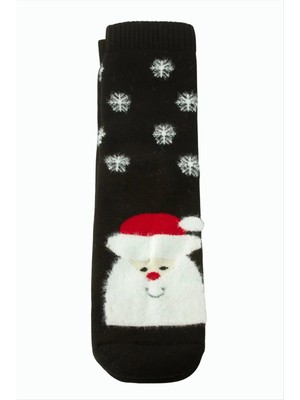 SiHako Noel Baba Yılbaşı Kalın Penye Çorap