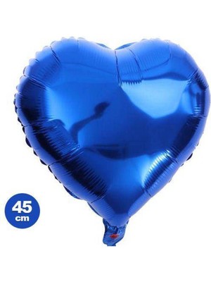 Parti Show Mavi Kalp Folyo Balon (45 Cm)