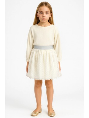 Bym Style Kız Çocuk Etek Hayal Tül Etek Parti ve Özel Gün Giyim 4-14 Yaş