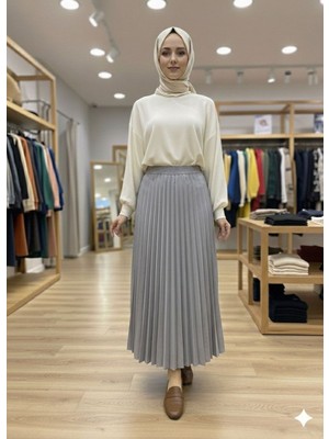 Famelin Beli Lastikli Piliseli 95 cm Etek 8940