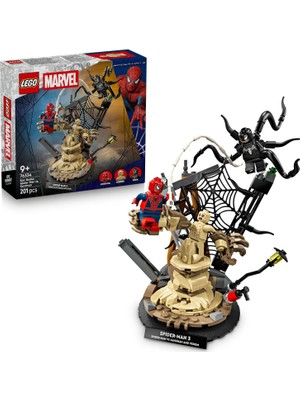 LEGO Marvel Efsanevi Savaş: Örümcek Adam, Kum Adam’a Karşı 76334-9 Yaş Üzeri Çocuklar Için Örümcek Adam, Venom ve Kum Adam Minifigürleri Içeren Yaratıcı Oyuncak Yapım Seti, Hediye F