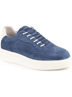 Libero L5491 Fitilli Baskılı Süet Ultra Hafif Kalın Eva Taban Erkek Sneaker Günlük Ayakkabı