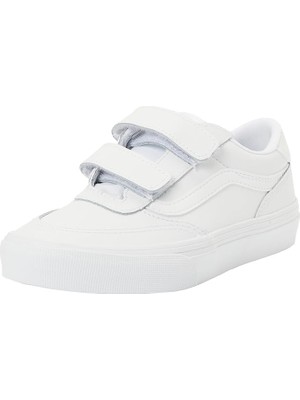 Vans Brooklyn Ls V Beyaz Deri Çocuk Spor Ayakkabı VN000EKGWWW1
