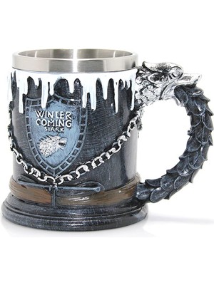 Pileli Store Paslanmaz Çelik Tasarım Kupa Bardak