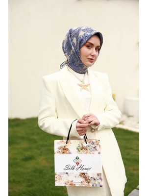 Silk Home Twill Ipek Eşarp - 11468-01 Lila