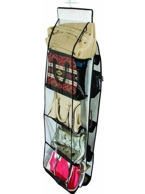 Esranın Dünyası 10 Bölmeli Dolap Içi Şeffaf Çanta Organizeri