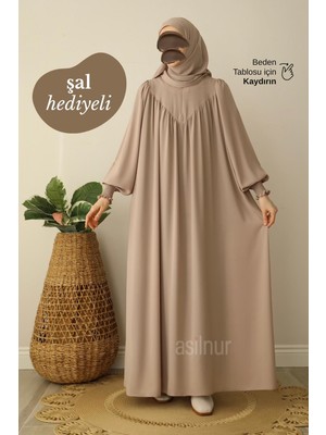 Asilnur Sema Elbise Şal Hediyeli Takım Taş