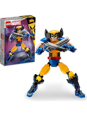 LEGO Marvel Wolverine Yapım Figürü 76257 – 8 Yaş ve Üzeri Kız ve Erkek Çocuklar Için Süper Kahraman Hediyesi Fikri, 3 Uzayan Pençe Gibi Orijinal Detaylar Içeren Yaratıcı Oyuncak Yapım