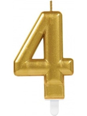 4 Rakam Mum Gold Renk Midastech