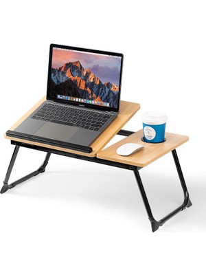 Miletus Yükseklik Ayarlı Laptop Sehpası Bilgisayar Sehpası Laptop Altlığı  Yatak Sehpası