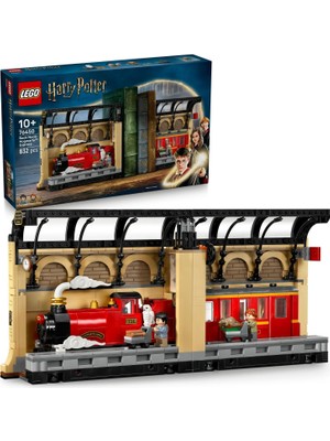 LEGO Harry Potter Kitaplık Dekoru: Hogwarts Ekspresi 76450-10 Yaş ve Üzeri Harry Potter Hayranı Çocuklar Için Yaratıcı Sergilenebilir Oyuncak Yapım Seti, Doğum Günü Hediyesi (832 Parça)