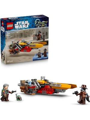 LEGO Star Wars: The Mandalorian Cobb Vanth’ın Hız Motoru 75437-7 Yaş Üzeri Çocuklar Için Aksesuarlara Sahip Cobb Vanth ve Cad Bane Minifigürleri Içeren Oyuncak Yapım Seti, Hediye Fikri (20