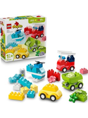 LEGO Duplo Ilk Yaratıcı Araçlar 10474-1.5 Yaş ve Üzeri Kız ve Erkek Çocuklar Için Figür Içeren Eğitici Yaratıcı Oyuncak Yapım Seti, Çocuklar Için Eğlenceli Doğum Günü Hediyesi Fi