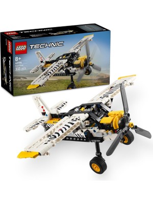 LEGO Technic Arazi Uçağı 42198 – 8 Yaş Üstü Erkek ve Kız Çocuklar Için Dönen Pervane ve Pistonlu Motor Içeren Yaratıcı Rol Yapma Oyuncağı, Hediye Fikri (333 Parça)