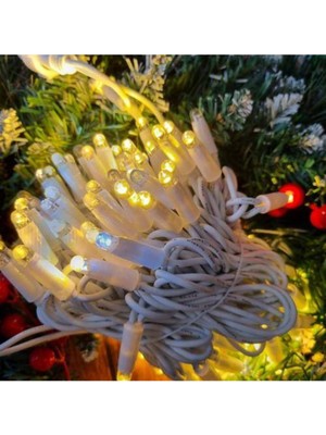 Parti Show Dış Mekan Gün Işığı Ip LED 10 Metre Beyaz Flaşlı Ip 65