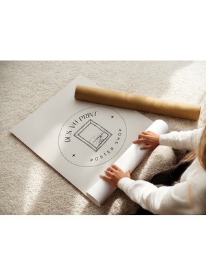 DES VU PRINT Waiting For Coffee Posteri,altered Quote Art Temalı Çerçevesiz Poster, Vintage Temalı Poster, Modern Pinterest Temalı Çerçevesiz Poster