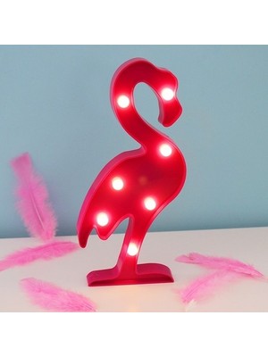 LED Işıklı Flamingo Gece Lambası Midastech