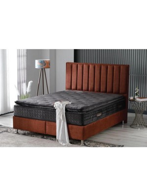 Lima Lüx Full Ortopedik Pedli Yaylı Yatak Tek Kişilik / Çift Kişilik, Tavşan Tüy Yatak Pedi Hediyeli