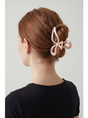 Wuclo Fiyonk Formlu Hologram Etkili Pembe Mandal Toka