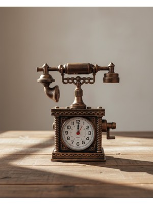 MidasTech Minimal Tasarımlı Masa Saati Alarm Özellikli Şık Model Midiastech