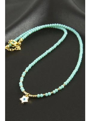 MidasTech Karışık Kristal Kolye 1 Adet Nemere