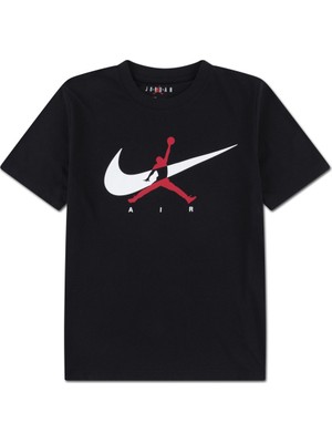 Nike Nıke Jordan Jumpman Swoosh Intersectıo Erkek Çocuk Tişört 95F481